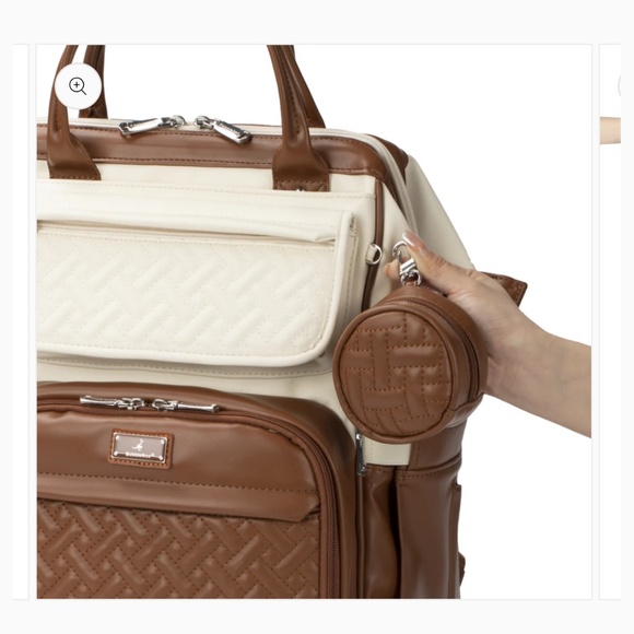 Babbleroo vegan leather diaper backpack - Picture 8 of 10